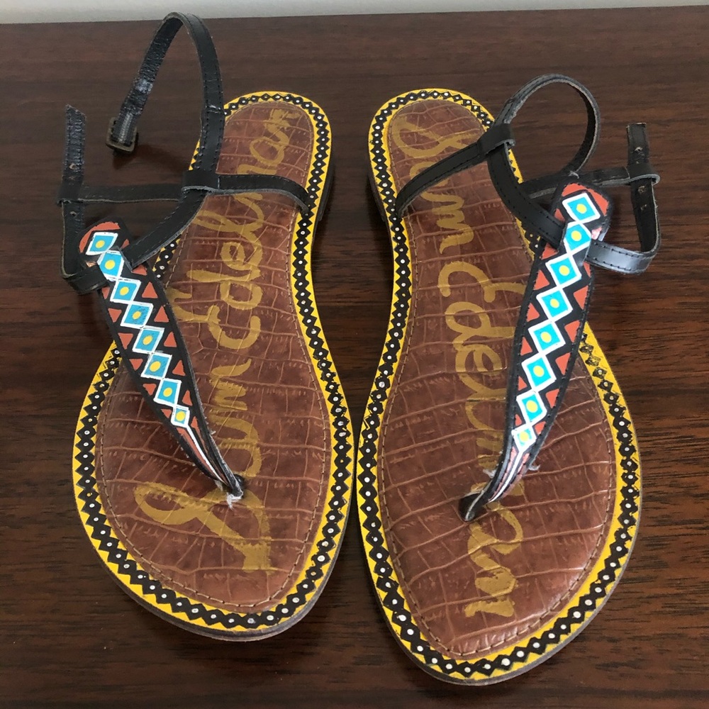 Sam Edelman Gigi tribal print thong sandals